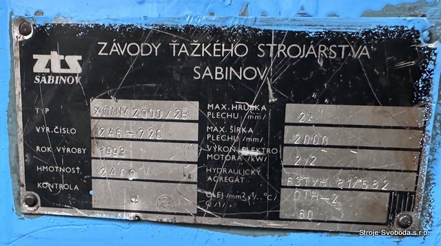 Ohýbačka plechů hydraulická XONM 2000/2 B (2 - Ohybacka plechu hydraulicka XONM 2000-2 B (8).JPG)